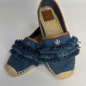 Tory Burch denim gorgeous shoes